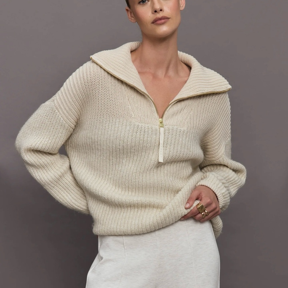 Varley Quarter Zip Sweater